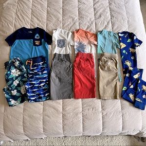 Kids Summer Clothes Bundle of 11, Size 8